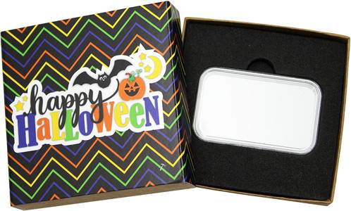 SilverTowne Natural Kraft Paper Gift Box with Halloween Box Sleeve